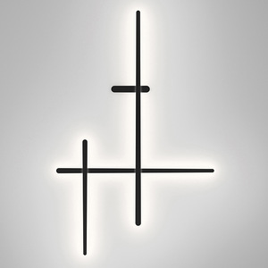 Nordic Minimalist Modern Strip Wall Lamp Luxury Creative Linear Background Decorative <b>Light</b> <b>for</b> Living <b>Room</b> Bedroom Bedside - Product Image 1