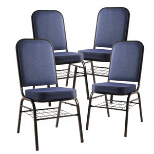 Sillas Comerciales Usadas de Hierro Marca SMILE para Iglesia, Populares, Baratas, de Alquiler, al por Mayor - Product Image 1