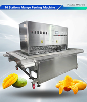 Automatische Mango Schilmachine Roestvrijstalen Fruit Schil Verwijderingsmachine