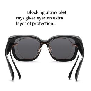 Optische Brillengestelle Polarisierte Sonnenbrillen Anti-Blaulicht-Brillen Magnetische Clip-on-Brillen für Herren - Product Image 3