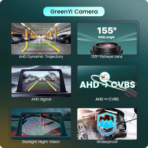 Caméra <span class=keywords><strong>de</strong></span> <span class=keywords><strong>Recul</strong></span> AHD à Trajectoire Dynamique pour <span class=keywords><strong>Peugeot</strong></span> 407 406 405 408 Coupé 106 1007 4007 301 307 308 607 806 807 C4 C5 <span class=keywords><strong>3008</strong></span> - Product Image 3