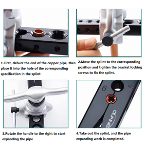 Herramienta Manual CT-806A 5-19 <span class=keywords><strong>de</strong></span> 45 Grados Excéntrica <span class=keywords><strong>para</strong></span> Mantenimiento <span class=keywords><strong>de</strong></span> Tuberías <span class=keywords><strong>de</strong></span> <span class=keywords><strong>Cobre</strong></span> en Aire Acondicionado y Refrigeración - Product Image 5