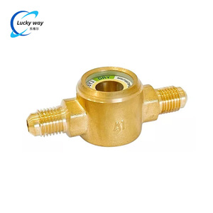 Vidrio de inspección roscado Mihana SYJ06L11 de 1/4 de pulgada, indicador de cambio de color de latón para refrigeración - Product Image 4