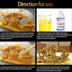 Utilisation de <span class=keywords><strong>la</strong></span> Construction et du travail du bois, <span class=keywords><strong>colle</strong></span> adhésive <span class=keywords><strong>à</strong></span> base <span class=keywords><strong>d</strong></span>'eau <span class=keywords><strong>pour</strong></span> <span class=keywords><strong>dorure</strong></span> de <span class=keywords><strong>feuille</strong></span> <span class=keywords><strong>d</strong></span>'<span class=keywords><strong>or</strong></span> - Product Image 6