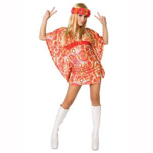 Disfraz Retro de los Años 60 y 70 para Mujer, Estilo Disco, Hippie, Groovy, para Actuaciones, Carnaval, Ropa de Chica Hippie - Product Image 4