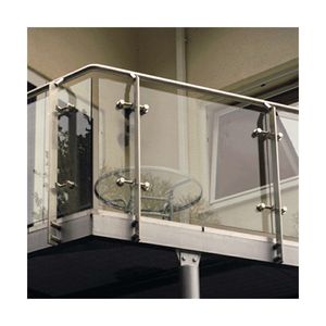 Barandillas de Acero Inoxidable Modernas Prima con Cristal, Cerramientos de Piscina sin Marco, Adecuados para Balcones, Escaleras, Villas y Hoteles - Product Image 6