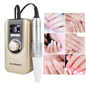 Perceuse à Ongles Électrique Portable 35000RPM Rechargeable Manucure Pédicure <span class=keywords><strong>Machine</strong></span> Avec Têtes De Polissage Anneaux Nail Master 803 - Product Image 2