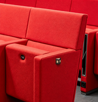 Lumière LED personnalisée pour extrémité de rangée de siège de cinéma, signalisation de couloir avec lettres et numéros personnalisés pour chaises de théâtre, conception et fabrication OEM