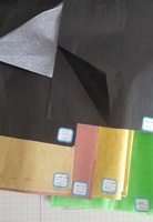 Papier noir de carbone double face pour sacs intérieurs à 2 couches de mangue de fruits sérigraphie compatible avec la face enduite