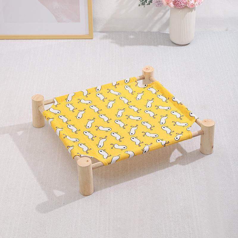 Wooden Yellow Background Duck Set Large
