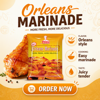 Assaisonnement en poudre saveur Nouvelle-Orléans pour marinade de ailes de poulet OEM, pour l'approvisionnement des usines alimentaires
