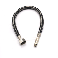 Vente directe usine – Tuyau tressé en acier inoxydable F1/2 M10, design moderne et flexible, certifié CE, garantie 3 ans pour usage domestique
