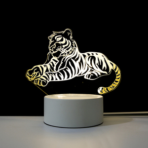 Wholesale 3D <strong>Effect</strong> Desk <strong>Lamp</strong> Kids 3D Night Light Led <strong>Table</strong> <strong>Lamp</strong> With Switch Button - Product Image 3
