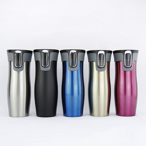 Taza de Viaje Térmica <span class=keywords><strong>Contigo</strong></span> de 16 oz con Sello Automático, Doble Pared al Vacío de Acero Inoxidable a Prueba de Fugas para Impresión - Product Image 2