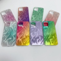 Premium Ultra Thin IMD Painting degradado color funda de teléfono para iPhone 15 14 13 12 11 pro Max funda móvil a prueba de golpes funda