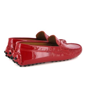 Choozii Wholesale Slip on Flat Patent Leather Casual Shoes <strong>Loafers</strong> Men Moccasin <strong>Kids</strong> Red <strong>Loafers</strong> for Big Boys - Product Image 5