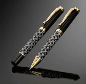 Hot Selling High Quality Black Metal Ballpoint <b>Pen</b> Plaid Pattern 1.0mm Writing Perfect Business Signature Logo Suitable Gift - Product Image 3
