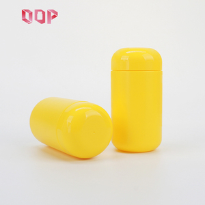 120cc 170cc 200cc Yellow HDPE Candy Gummy <b>Bottle</b> for Vitamin <b>Pills</b> Supplement Storage Food Grade Screw Cap Wholesale - Product Image 5