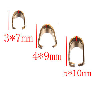 Connecteurs <span class=keywords><strong>de</strong></span> collier en acier inoxydable pour bijoux, fermoirs à boucle pour graines <span class=keywords><strong>de</strong></span> <span class=keywords><strong>melon</strong></span>, pendentifs à breloques, clips à pince pour accessoires <span class=keywords><strong>de</strong></span> bricolage - Product Image 4