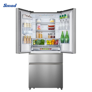 Réfrigérateur-congélateur à portes françaises en acier inoxydable avec distributeur d'eau - Product Image 4