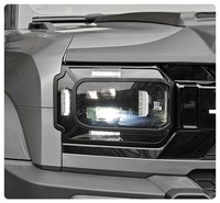 Couvre-phare auto-adhésif ABS Jetour T2 Traveler pour la rénovation/amélioration des voitures 2024-2026