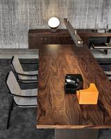 PFZION HOME Meubles de salle à manger de luxe modernes sur mesure, nouveau design, ensemble de tables à manger rectangulaires avec dessus en marbre
