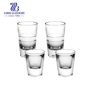 Vasos de Chupito de Fondo Grueso de Fábrica Directa al por Mayor, 3.5 oz, para Tequila, Vodka, Vidrio Transparente para Bar, Fiesta, Cristalería Clásica para Licores - Product Image 1