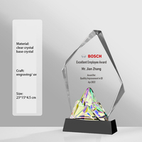 Trophée en cristal K9 vierge de haute qualité, vente en gros à prix abordable, trophées et récompenses en verre cristal personnalisés, design moderne, promotion