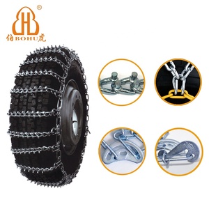 Cadenas <span class=keywords><strong>para</strong></span> Neumáticos de Invierno BOHU Nuevas, de Acero Aleado <span class=keywords><strong>con</strong></span> Púas Antideslizantes, <span class=keywords><strong>para</strong></span> Tractores y Vehículos en Clima Nevado - Product Image 2