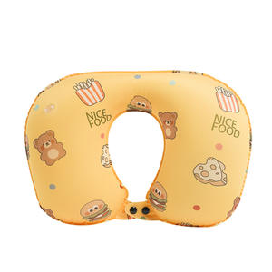 Almohada de Viaje Inflable en Forma de U Yide con Diseño de Animales, Ligera y Portátil para Adultos - Product Image 1