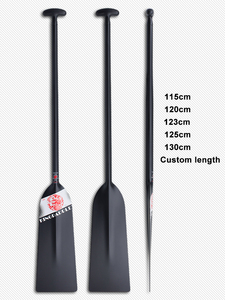 Kingpaddle - Remo de Fibra de Carbono 100% para Bote Dragón, Ligero, Alta Resistencia, Hoja Dihedral/Plana, 110-130 cm, Unisex, para Lagos y Ríos - Product Image 3