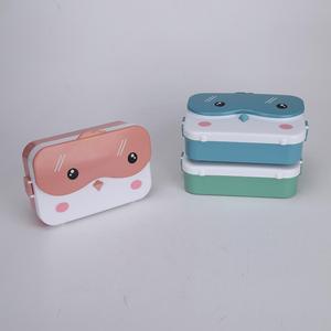 กล่องข้าวพลาสติก PP ลายการ์ตูนน่ารัก 4 ช่อง พกพาสะดวก สำหรับนักเรียน ขายส่ง ตลาดอินเดีย - Product Image 2