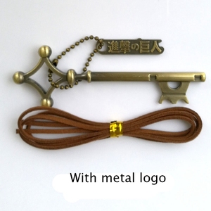 Kalung Kunci Cosplay Anime Asli, Aksesori Cosplay Anime Serangan Perunggu Di <span class=keywords><strong>Titan</strong></span> Eren Basum - Product Image 5