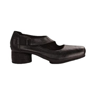 مضخات من جلد البقر عالية الجودة للنساء موضة الصيف ، جلد حصان مربع من الأعلى بكعب عالٍ وناعم الوجه - Product Image 2