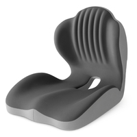 Coussin de dossier de chaise de bureau intégré avec soutien lombaire, améliorant la posture et prévenant les douleurs aux fesses pour la fatigue prolongée en position assise