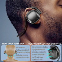 Casque audio à conduction aérienne VV6 Sport personnalisé à bas prix avec micro, cadre léger en titane, sans fil, ouvert sur l'oreille, écouteurs Bluetooth