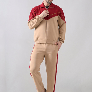 Comfortable Full Zipper <b>Tracksuit</b> Set For Men High Quality and Stylish Training Custom Logo Men Zipper <b>Tracksuit</b> - Product Image 6