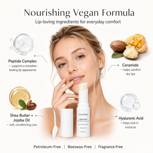 Bálsamo Labial Vegano con Péptidos y Ceramidas, Orgánico y <span class=keywords><strong>Natural</strong></span>, Hidratante, Iluminador, Aclarante, Cuidado <span class=keywords><strong>de</strong></span> <span class=keywords><strong>Labios</strong></span>, OEM ODM - Product Image 4
