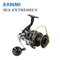 Pour RYOBI SEA EXTREMELY 6500 Moulinet de pêche spinning à bobine longue en alliage métallique pour eau salée et eau profonde, pour droitiers