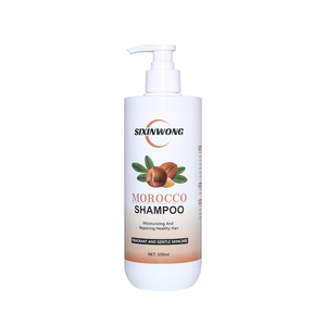 Shampoo à l'huile d'argan marocaine pour cheveux faibles et cassants - Formule nourrissante et fortifiante douce, sans sulfate et nettoyage en douceur, 500 ml - Product Image 6