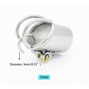 Jaula de Castidad, Restricción <span class=keywords><strong>Prince</strong></span> <span class=keywords><strong>Albert</strong></span>, Catéter Uretral, Bloqueo, Bondage - Product Image 2