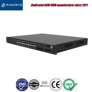 28-Port Voll-Gigabit POE+ Managed Industrie-Ethernet-Switch AC-Stromversorgung Rack-Montierbares Metallgehäuse -40~75 5 Jahre Garantie - Product Image 3