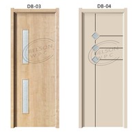 Nouvelle Porte Intérieure en Composite Bois-Plastique (WPC) Personnalisée Belson, Porte de Salle de Bain WPC, Production Quotidienne en Arabie Saoudite