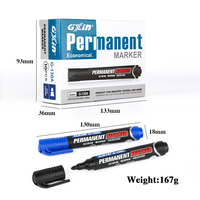 Marqueur permanent Gxin G-130A, prix d'usine, ensemble de stylos marqueurs permanents personnalisés, grande capacité, imperméable, à base d'huile