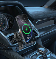 Support de charge sans fil magnétique réglable avec lampe RGB pour iPhone 18 17 16 15 Pro Max, support de charge sans fil 15W pour grille d'aération de voiture