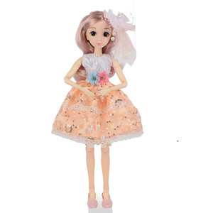 14 pouces <span class=keywords><strong>36Cm</strong></span> dessin animé BJD fille poupées modèle de mode jouet avec des caractéristiques éducatives différents vêtements accessoires pour les cadeaux des filles - Product Image 5