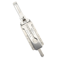 Lishi 2-en-1 Outil de crochetage et de décodage automatique VA2T, outil de crochetage Lishi, outil d'ouverture de porte en acier inoxydable pour équipement de serrurier