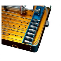 Ensemble de canules de liposuccion A1 en plastique bleu pour injection de graisse corporelle et faciale et transfert de cellules souches