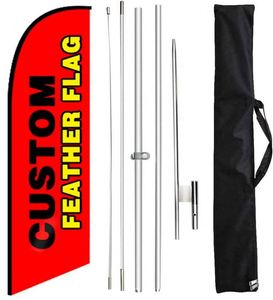 Banderas de Plumas con Logotipo Personalizado para Publicidad Empresarial, Eventos al Aire Libre y Escenas de Playa - Product Image 6