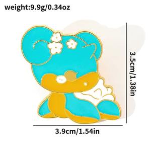 Wholesale New Designs Unisex Zinc Alloy Enamelled <b>Brooch</b> <b>Pins</b> Anime Poke Character DIY Clothing Decorations - Product Image 4